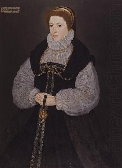 Dorothy Latimer , wife of Thomas Cecil, later 1st Earl of Exeter, unknow artist